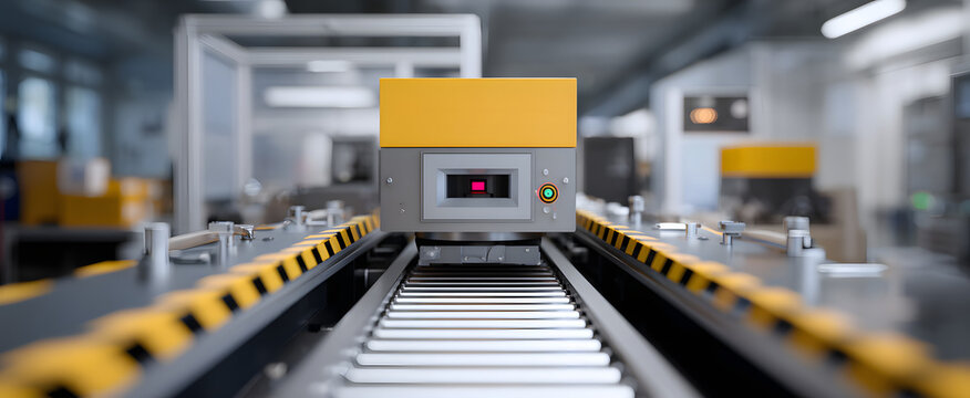 Automated inspection machine zips like a hawk scanning items for quality control purposes