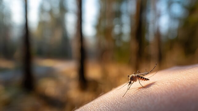 Insect sting Injury Bug bite Forest spring Child in nature Itch Secure outdoor stroll Insect repellent spray