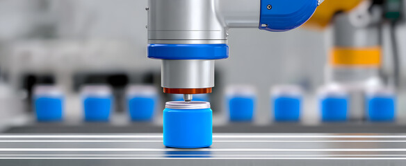 robot-controlled adhesive dispenser delivers flawless glue lines evoking precision and trust in every touch