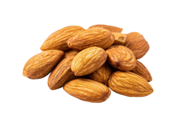 Pile of almonds, a healthy and nutritious snack