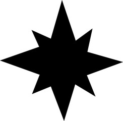 star icon in flat style. Sparkle star icon set ,Shine symbol illustration. star glyph icon Stars in modern simple flat style. Vector. Modern simple star isolated on transparent background.