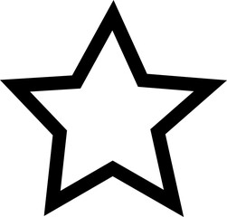 star icon in line style. Sparkle star icon set ,Shine symbol illustration. star glyph icon Stars in modern simple line style. Vector. Modern simple star isolated on transparent background.