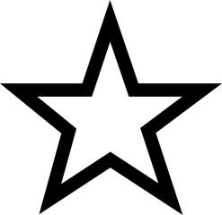 star icon in line style. Sparkle star icon set ,Shine symbol illustration. star glyph icon Stars in modern simple line style. Vector. Modern simple star isolated on transparent background.