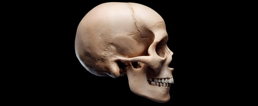 The mastoid bone sits behind the ear in the human head&rsquo;s skull structure