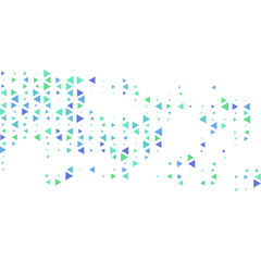 Triangle Pattern Scattered
