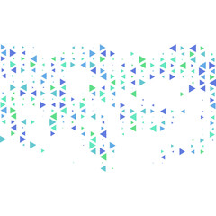 Triangle Pattern Scattered