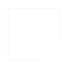 White thin line square frame element..