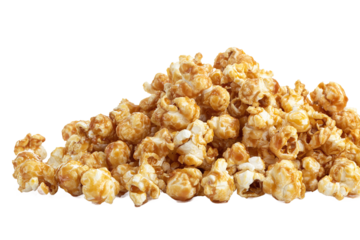 Delicious caramel popcorn, a sweet and crunchy treat