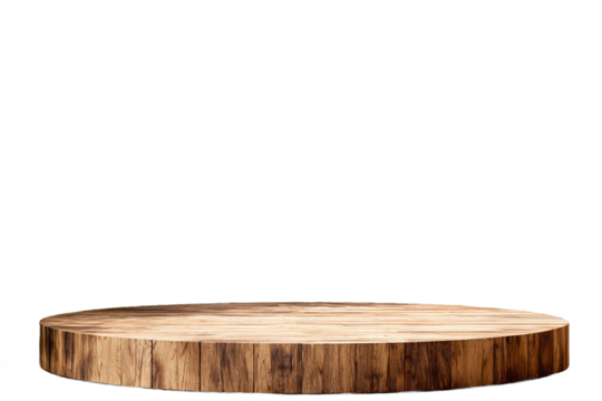 Wooden log slice, perfect for product display