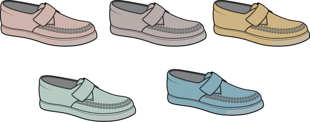 Assorted Casual Shoes Collection Comfortable Footwear in Various Colors