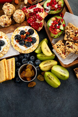 Healthy vegan dessert concept.