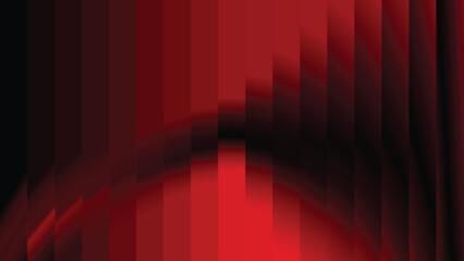 A dramatic abstract background with vertical red panels, deep shadows, and a mysterious blurred center.
