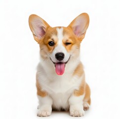 chihuahua puppy on white background
