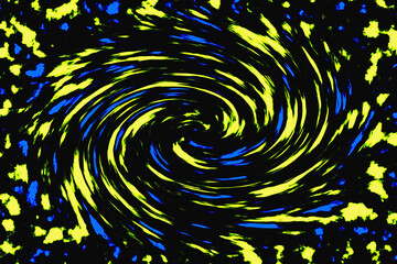 Colorful Abstract Gradient Waves Modern Purple, Gold, And Green Flow Design.