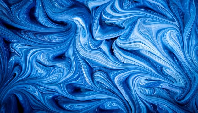 Blue Slime As Abstract Background