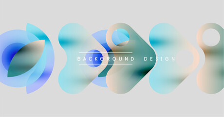 Abstract flowing shapes, pastel colors, light background. Modern design element for digital projects, presentations. Minimalist aesthetic.