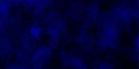 Blue dark grunge texture background of cement plaster wall with cracks, blue grunge background, Beautiful and soft cloudy light blue clouds watercolor background, Ancient blue wall surface textures,