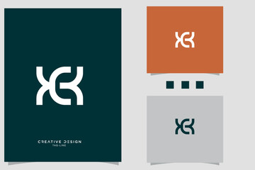 CX, XC, X, C, Abstract Letters Logo Monogram