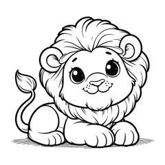 Cute cartoon animals smiling together in a fun zoo illustration