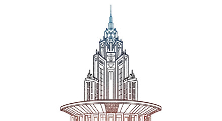 Architectural Marvel: Captivating View of a Majestic Building.