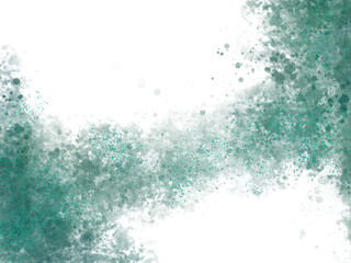 Abstract liquid watercolor background with dusty blush color. Turquoise marble alcohol ink image effect with abstract dark blue ink waves.