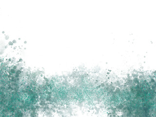 Abstract liquid watercolor background with dusty blush color. Turquoise marble alcohol ink image effect with abstract dark blue ink waves.