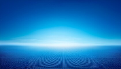 Abstract Blue Gradient With A Bright Horizon Ideal For Backgrounds Design Elements Presentations And Digital Art Projects Needing A Tranquil Feel