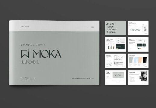 Brand Guideline Layout Template