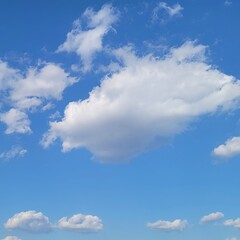 blue sky with clouds