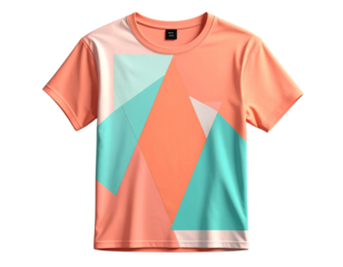  Geometric Triangle Pattern T-Shirt PNG