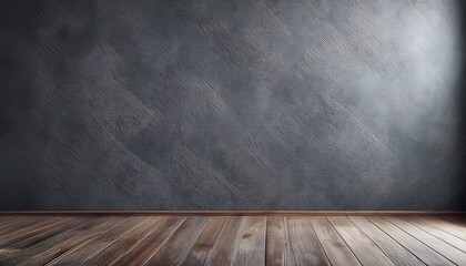 a textured gray wall backdrop with a timber floor perfect for displays photography and artistic presentations