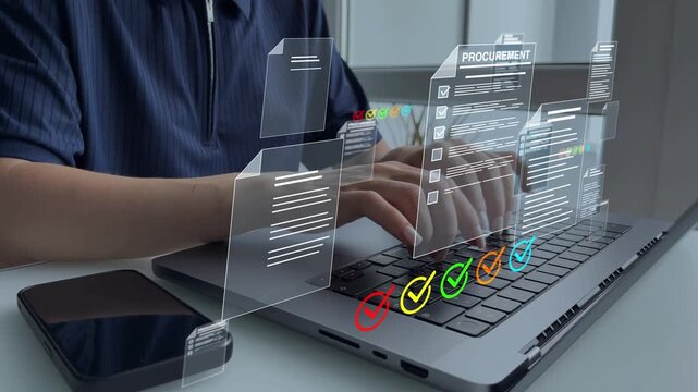 Procurement workflow documentation and efficiency in acquiring services. Includes contracts, purchase orders, bids,compliance records, helping organizations track costs.B2B purchase management.	
