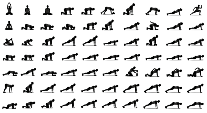 Ashtanga Yoga Primary Series Full Sequence Chart,