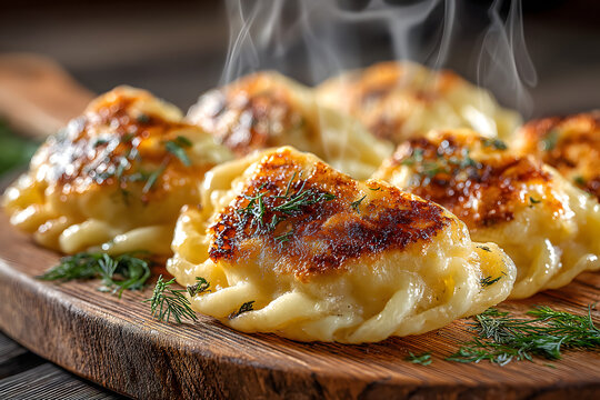 The best, most perfect, and most traditional Ukrainian food, known as peroh&ecirc; or pierog. Typical Christmas food.