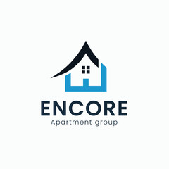 E letter vector Logo design  for construction, home, real estate, building, property.