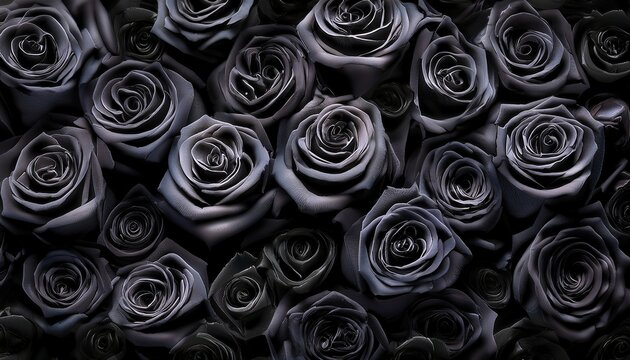 Black Roses Background Greeting Card With Roses