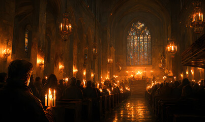 All Saints' Day with church services and candlelight vigils on November 1st