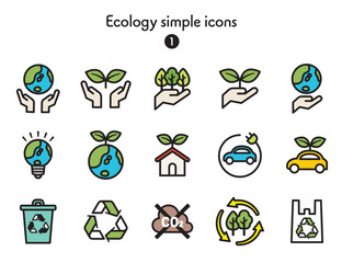 シンプルアイコン集 エコ