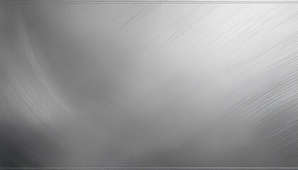 abstract background in light gray silver with a brushed metal effect and a rugged grungy grain texture