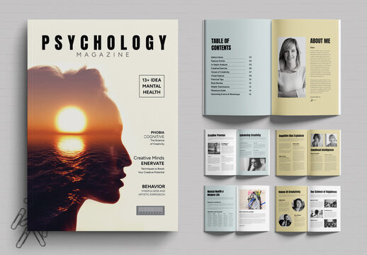 Psychology Magazine Template