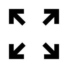 Full screen icon vector UI