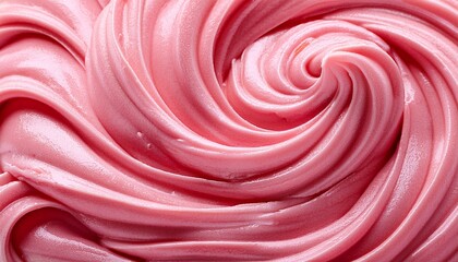 strawberry pink mousse swirl texture