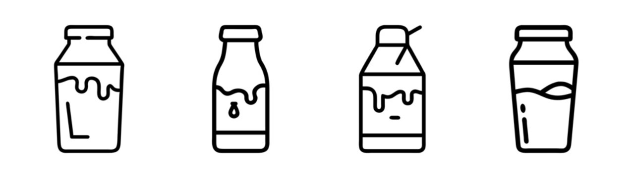 Scalable vector illustration of delicious chocolate milk