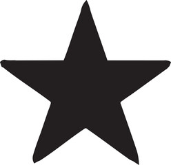 Star Favorite Silhouette Icon Vector Illustration