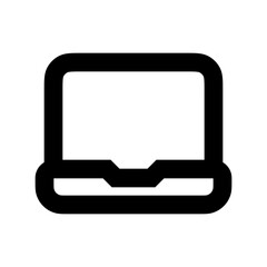 Laptop icon vector UI