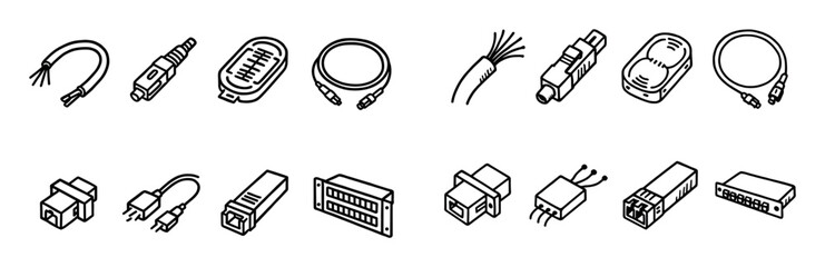 Fiber Optic Icons