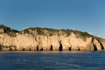 Trentaremi bay in the gulf of Naples, Italy