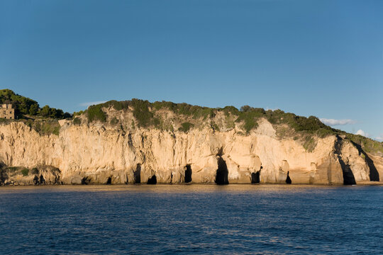 Trentaremi bay in the gulf of Naples, Italy