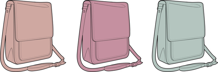 A versatile collection of stylish shoulder bags in a harmonious palette of contemporary colors, ideal for fashion-conscious individuals seeking a practical yet chic accessory to complete any ensemble