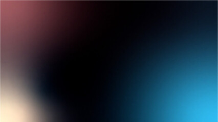 Abstract background with gradient of blue black and red colors creating a blurred effect design element  color gradient transition